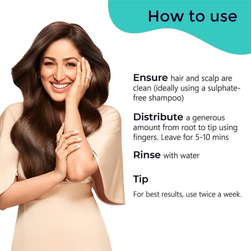 PILGRIM Korean Argan Oil Hair Mask for dry & frizzy hair with White Lotus and Camellia | Hair Mask for smoothening hair, deep conditioning and hair fall control | For Men & Women | 200ml - Image 6