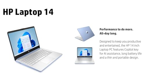 HP 14 Laptop con Intel Celeron N4500, 16GB DDR4, 512GB SSD miniatura 5