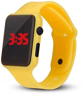 Vills Laurrens Digital Black Dial Led Watch for Kids Unisex Birthday Gift Digital Watch