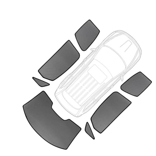 Pare-Soleil Lunette Latérale Arrière Q5 FY 2018-2024 Rideau Voiture Maille 7pcs
