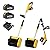 Cordless Snow Shovel, 11.8" Electric Snow Blower 20V, 4Ah*2 Battery 300lb/min Snow Removal (Yellow + Upgraded Battery *2)