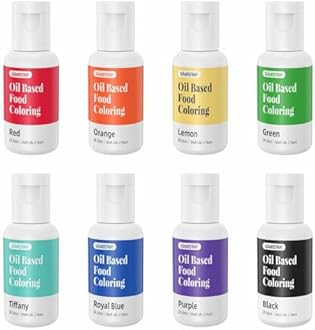 Oil Based Food Coloring, 20ml Chocolate Professional Oil Food Coloring for Easter Cake Decorating, Baking, Candy Melts, Frosting, Easter Eggs