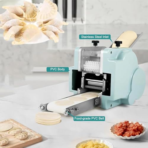 Elektryczny przyrząd do robienia pierogów i skórki wonton, automatyczna prasa do ciasta pierogi i pierogów, okrągła forma 140 W do użytku domowego i komercyjnego