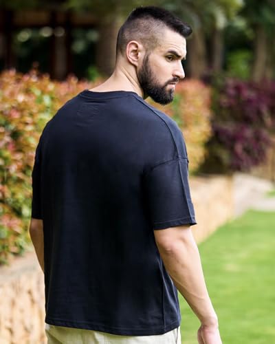Image of Noble Monk Men's Cotton Blend Modern Fit T-Shirt