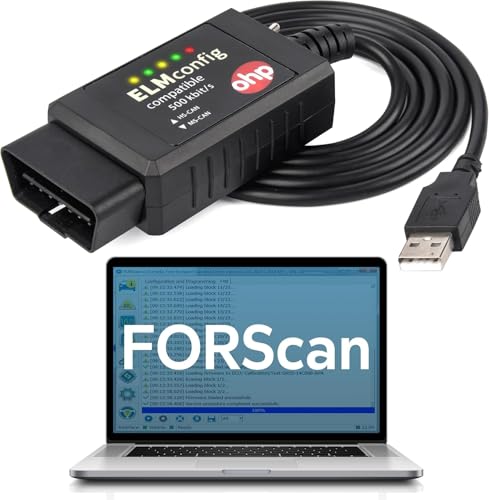 OHP FORScan ELM327-based OBD2 to USB Diagnostic Scan Tool with