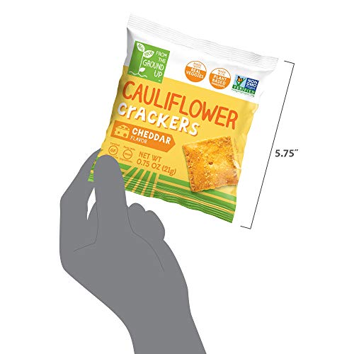 Cauliflower Cheddar Crackers Snack Pack, 30ct (3 packs @ 10 x 0.75oz bags)