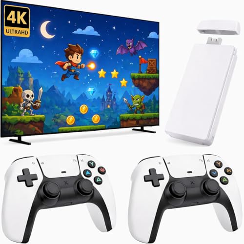 Image of TV Video Game Console, Plug & Play HDMI Gaming System with Wireless Controllers, Built-in Games for Kids and Family (Kids Special Edition)