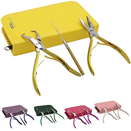 Professional Hair Extension & Beading Tool Kit Plier Set for beads (3 Piece)