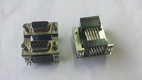 3 Pcs Amphenol l17h1420120 Conn D - Sub RCPT 15 / 9pos R / A SLDR