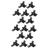 TOYANDONA 3 Series Soporte De Bici Inflador Clip Fijador Accesorios Bicicletas Durable Y Práctico Negro 5 Piezas*3