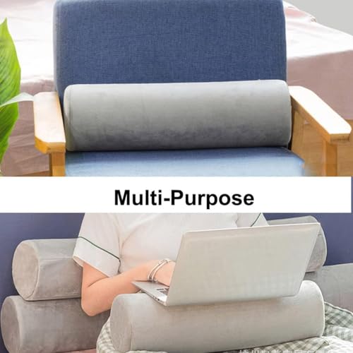 Cuscino ergonomico a rullo cervicale per collo e lombare, per alleviare il dolore, supporto per la schiena, aiuto per il sonno, ideale per viaggi, casa, ufficio, comfort e benessere