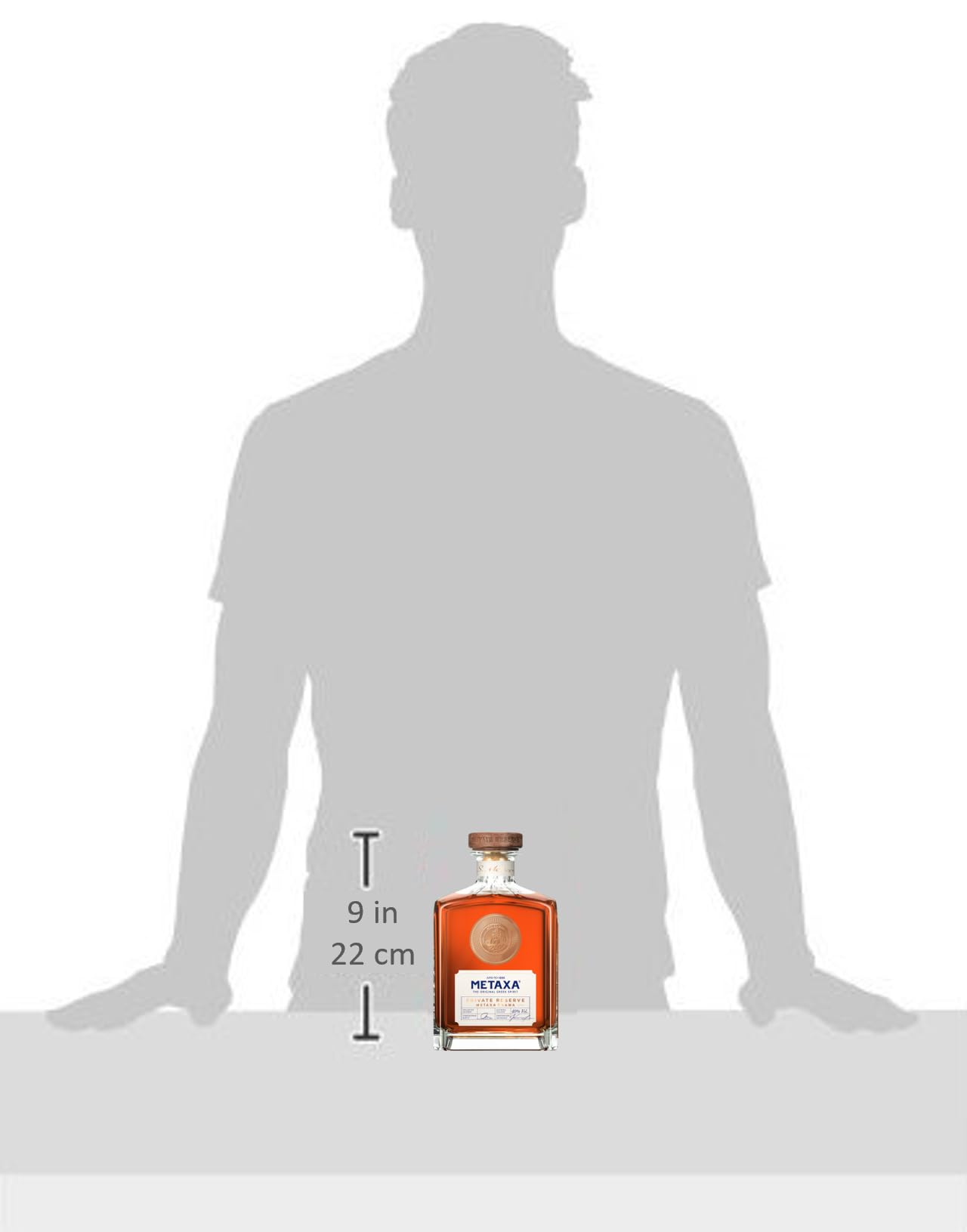 Metaxa Private Reserve Orama mit 40% vol. | Premium-Brandy aus Griechenland in hochwertiger Geschenkverpackung | Perfektes Geschenkset für Metaxa-Liebhaber (1 x 0,7l)