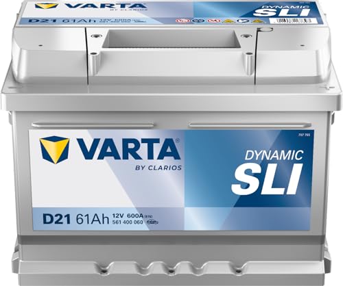 Varta Silver Dynamic D21 Car Battery 561 400 060 3162, 12V 61Ah, 600A
