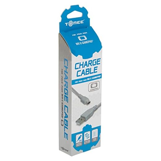 Tomee Charge Cable for Wii U GamePad