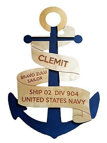 Personalized Navy PIR Door Decorations Anchor Bootcamp Graduation Banner