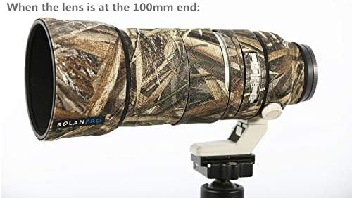 Miniatura 4 de ROLANPRO Cubierta de lente de camuflaje para Sony FE 3.937-15.748 in f4.5-5.6 GM OSS Funda de protección de la lente, # 9 Grass Camo impermeable