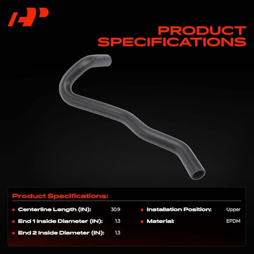 A-Premium Upper Radiator Coolant Hose Compatible with Kia Sportage 2005-2010 & Hyundai Tucson 2005-2009, 2.0L by A-premium - Image 3