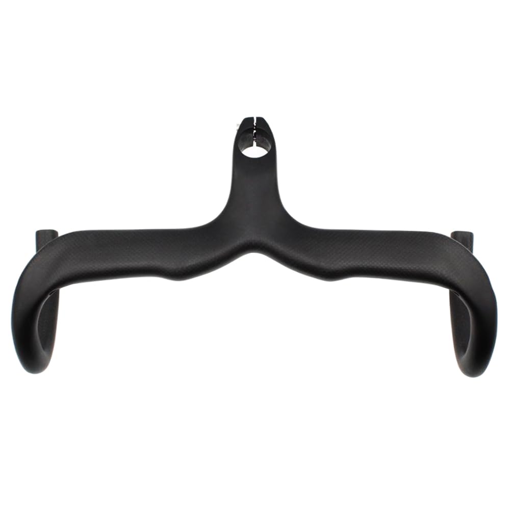 RXL SL 1-1/8" Manillar de bicicleta de carreras de fibra de carbono Enrutamiento interno 3K mate 400 x 100 mm