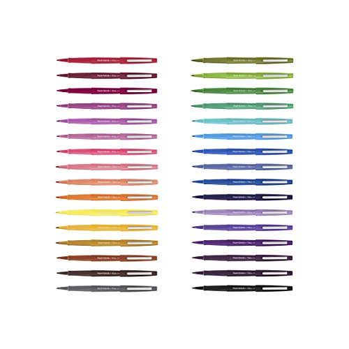 Image of Paper Mate Flair Porous-Point Felt Tip Pen, Medium Tip, 4-Pack, Limited Edition Tropical Vacation Colors (1928604)