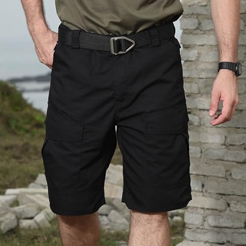 Short homme sport et cargo en coton ample avec cordon