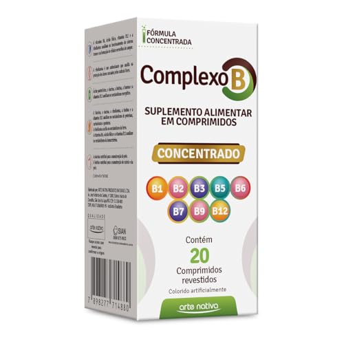 Complexo B Concentrado 20 Cpr Arte Nativa