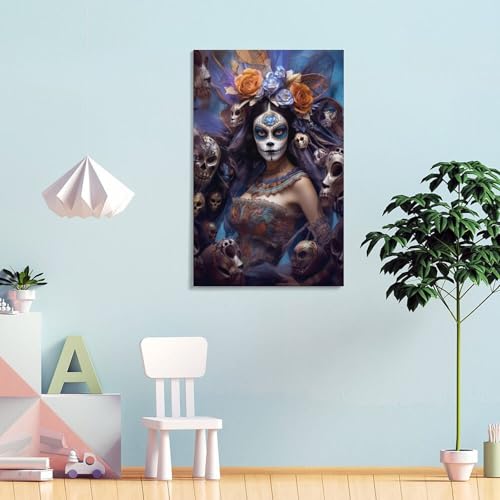 Décoration murale abstraite gris salon tableau chambre 30x45cm