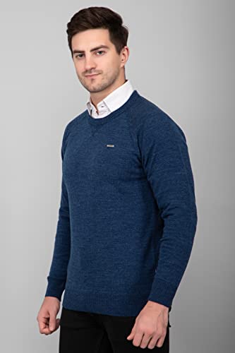 Image of GODFREY Round Neck Full Sleeve Woolen Sweater for Man Winter Wear - Regular Fit Pullover