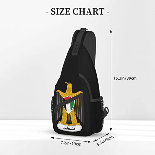 Mochila bandolera unisex de estilo palestino miniatura 4