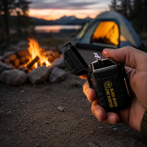 Encendedor Recargable Resist. Al Viento y Agua Black Beard miniatura 4