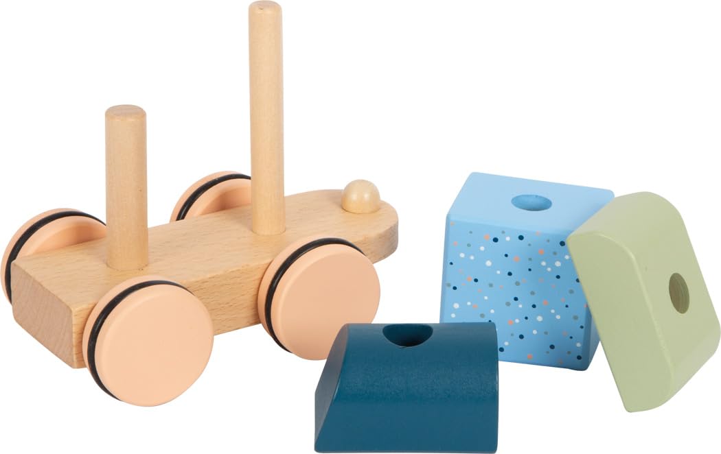 small foot Train en Bois « Arctic » certifié FSC® 100%, pour Enfants à partir de 1 an, 12449