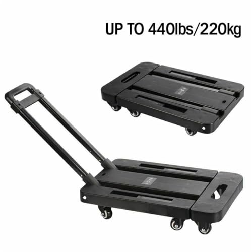 Plataforma inoxidable de transporte con ruedas PU para almacenamiento de gran carga 3