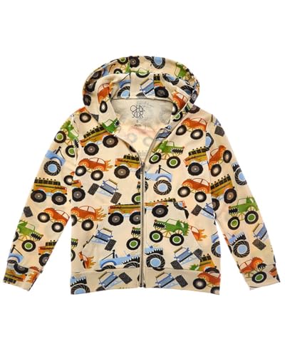 Zip Up Monster Truck Hoodiee