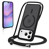 【Forte Puissance Magnétique】Cette coque pour iPhone 17 Pro max Mag-safe avec un anneau magnétique intégré, peuvent renforcer la connexion magnétique et assurer l'alignement automatique pour rendre la recharge sans fil/Mag Safe plus rapide et plus sûre qu'auparavant sans interférence de signal.