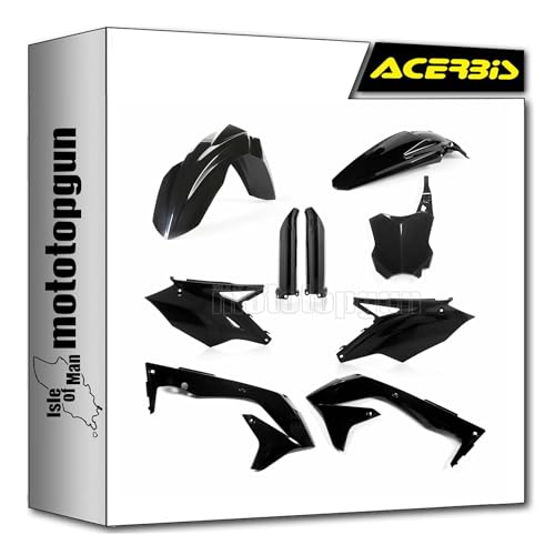 Cache carenage noir Acerbis 0022989.090 plastique moto Kawasaki KXF 450 USA 2018 Mototopgun