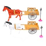 Modèle de cheval : en adoptant une conception en forme d'animal, jouets semblent très vivants, cheval avec de calèche