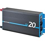 wechselrichter reiner sinus 2000 watt 12v + netzvorrangschaltung Das intergrierte IUoU-Ladegerät lädt problemlos Ihre AGM- Nass- Gel- oder Lithium-Batterie. Dank zuschaltbarer NVS (Netzvorrangschaltung) können Sie Ihren Wechselrichter gleichzeitig als unterbrechungsfreie Stromversorgung (USV) nutzen