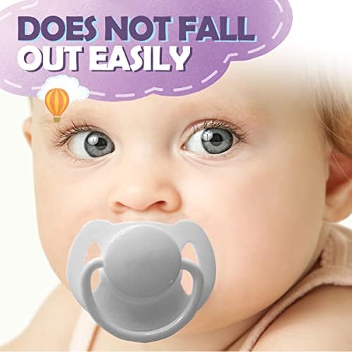 2pk Silicone Soother | Baby Dummies 0-6 Months | BPA-Free Soothers | Symmetrical Orthodontic Dummy | Newborn Dummies | Soothers 0-6 Months | Pacifiers 0-6 Months | Soothers & Teethers + SOL Notebook