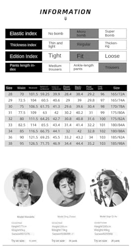 Jeans Pants Trouser Denim Micro Elastic Washed with Men's Hole Design Casual Slimming and Appearance4