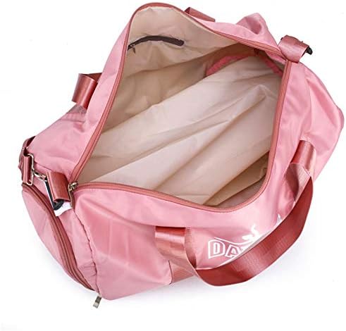 WEISIPU Duffel Sport Gym Slippers Bag Women Travel Dance Backpack with Shoe Pocket (Pink) 5 WEISIPU Duffel Sport Gym Slippers Bag Women Travel Dance Backpack with Shoe Pocket (Pink)