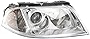 Evan-Fischer Headlight Assembly Compatible with 2001-2005 Volkswagen Passat Halogen New Body Style Passenger Side