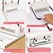 Vagbstu Cinch Book Binding Machine,2:1Spiral Binding Machine with Slide Ruler Compatible with Wire or Spiral Coils,20 Sheet Circular Punch Capacity for DIY Notebooks, Albums, Journals, and Calendars