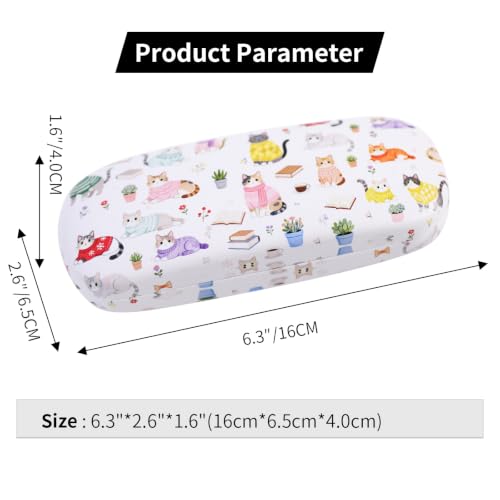 Image of PERFECTSIGHT Hard Shell Eyeglasses Case, Kawaii Protective Glasses Case for Kids, Cute Eyeglass Case for Women Men Girls