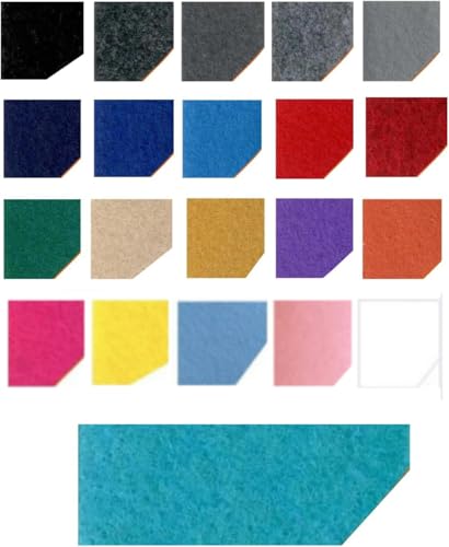 SERDECO DECORACIÓN - Moquetas para Ferias y Eventos |1 metro de (Ancho) X (Verde Agua, 10 metros de (Largo))