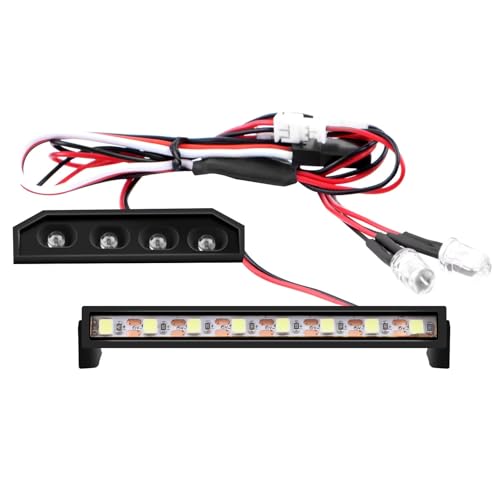 Luces para Redcat Ascent-18 kit completo de focos y barra de techo para coche RC crawler