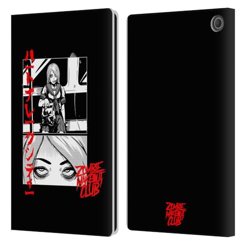 Étui portefeuille Fire Max 11 Zombie Makeout Club en cuir housse protection