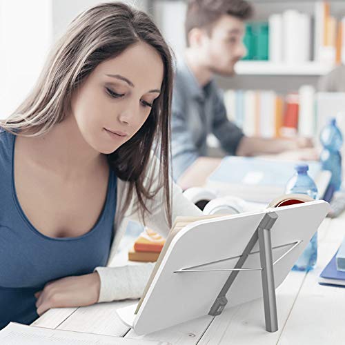 Portable Book Cookbook Stand Holders With Concealed Metal Bracket, Foldable Reading Stands, Textbook Magazine Recipe Tablet Display Stand, Idea For Family Friends Students,Orange #TOP1
