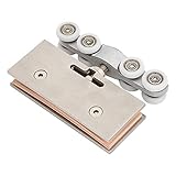 schiebetür glas dichtschließend Silent Lager haben eingebaute in glatten Rollkugeln, die mutely und gleichmäßig gleiten.