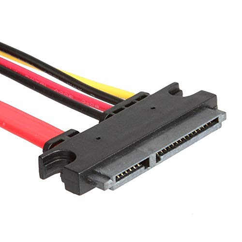Cable combo 50Pack SATA (7+15) hembra a SATA 7Pin + Molex 4Pin 1FT miniatura 2