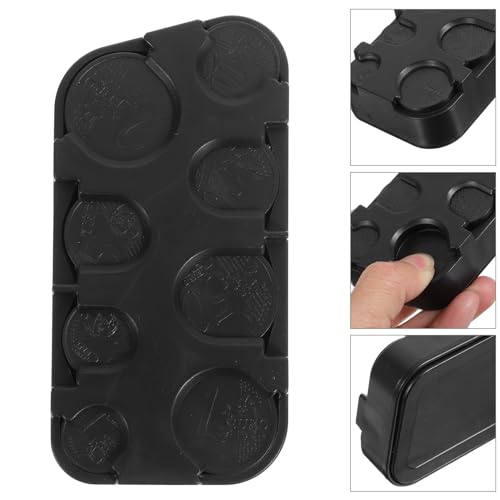 Organizador portátil de monedas de plástico Healifty miniatura 7