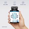 Alpha Lipoic Acid 600mg per Serving 60 Capsules - Potent Antioxidant for Neuropathy and Cardiovascular Health (ALA Supplement) - Third Party Tested, Non-GMO, Gluten Free, Vegan & USA Made